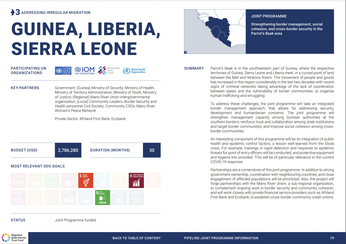 Strengthening Border Management Social Cohesion And Cross Border Security In The Parrot S Beak Area United Nations Network On Migration