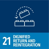 21 - Dignified return and reintegration