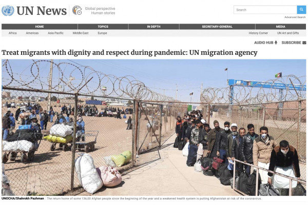 Treat Migrants with Dignity and Respect during Pandemic: UN Migration Agency