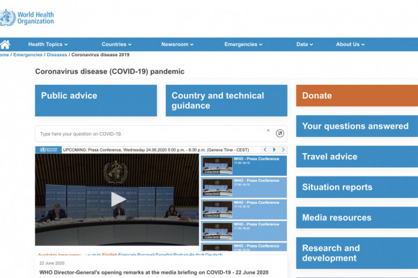 Coronavirus disease (COVID-19) Pandemic