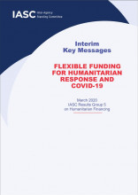 IASC: Flexible Funding for Humanitarian Response and COVID-19