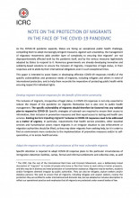ICRC Note on the Protection of Migrants in the Face of the COVID-19 Pandemic